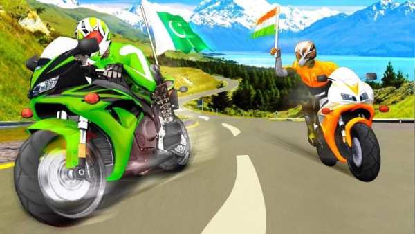 Pak India Real Bike Attack Race screenshot 3