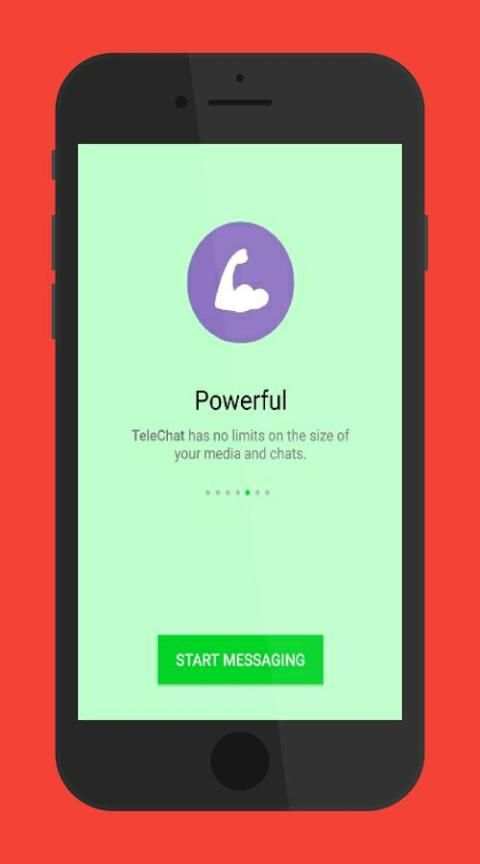 TeleChat- Fastest Messenger 1 تصوير الشاشة