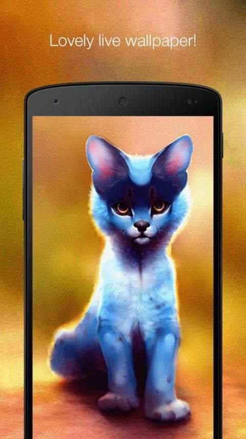 Blue kitten screenshot 1