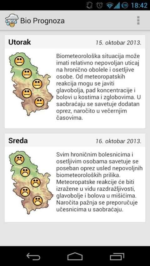 Bio Prognoza screenshot 2