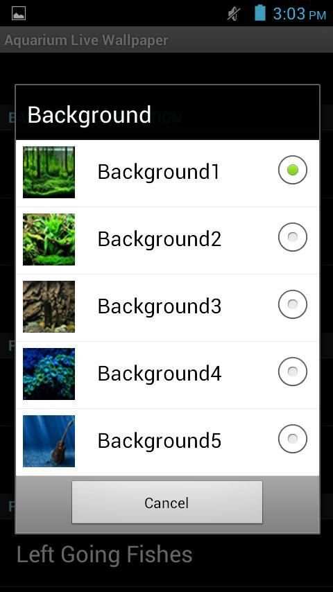 Aquarium Live Wallpaper स्क्रीनशॉट 8