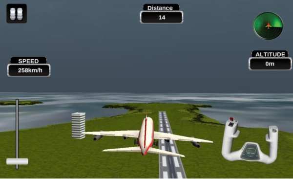 Fly Airplane Simulator 3D 2015 screenshot 1
