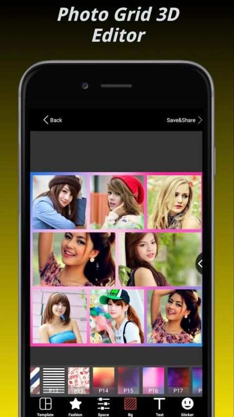 Photo Grid 3D - Collage Editor screenshot 5