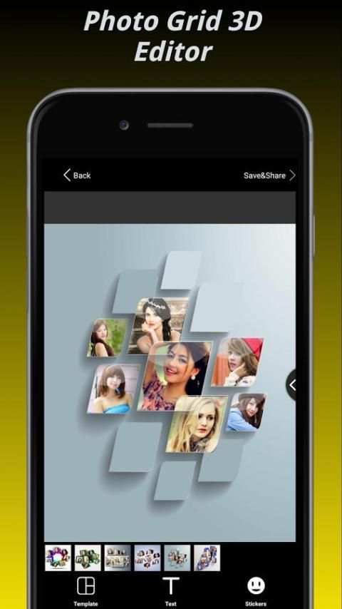 Photo Grid 3D - Collage Editor screenshot 10