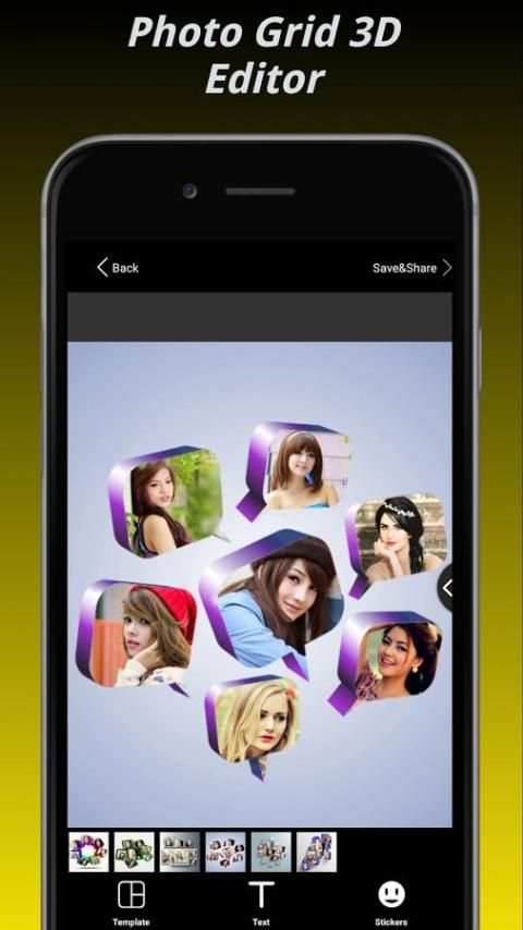 Photo Grid 3D - Collage Editor screenshot 11