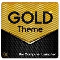 Gold Theme for Computer Launcher on 9Apps