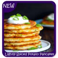 Lightly Spiced Potato Pancakes