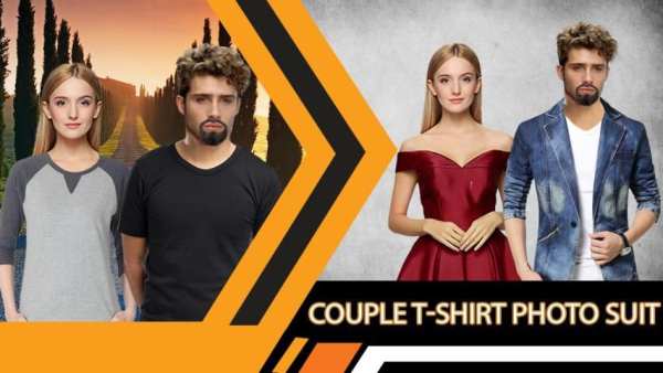 T-Shirt Couple Photo Suit Editor screenshot 1