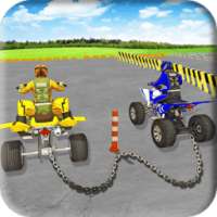 ATV dirantai sepeda 3D : sci fi moto pengendara