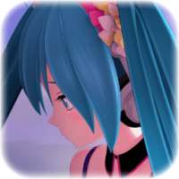 Emotional Anime Video Wallpaper of Hatsune Miku