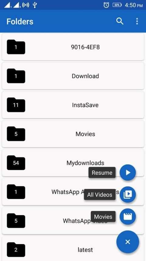 Blue VR Player 8 تصوير الشاشة
