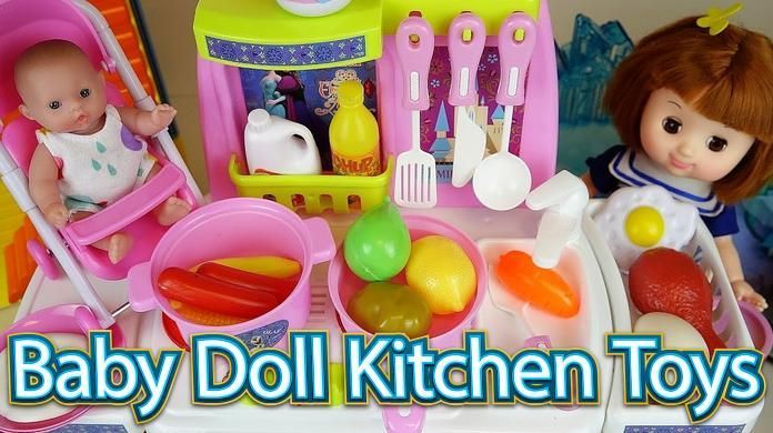 Baby doll and sales kitchen