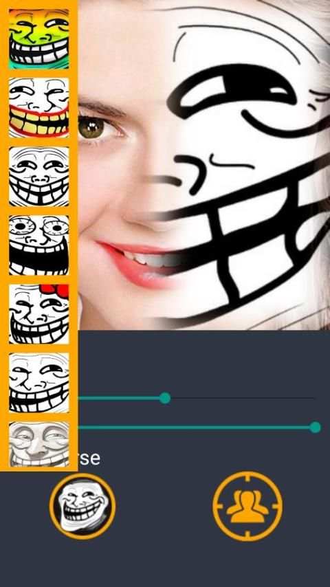 Troll Face PhotoMix screenshot 2