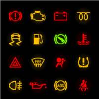 Simbolos del tablero automotriz