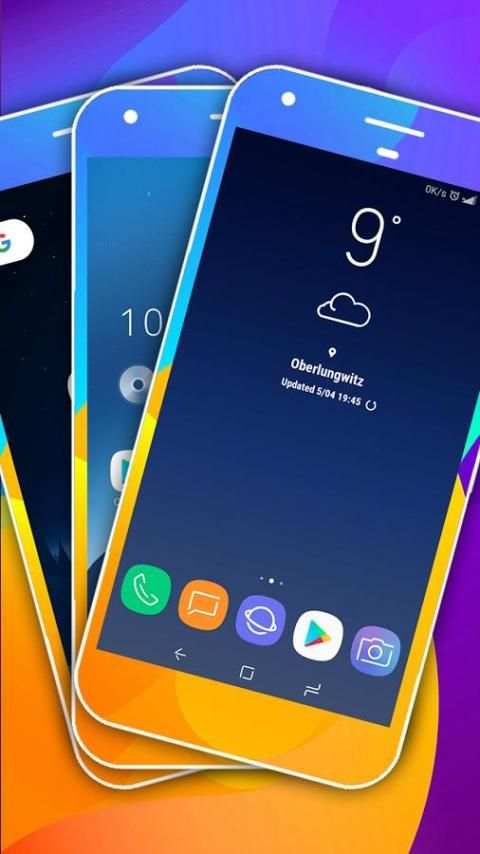 S8 Launcher Pro, Galaxy theme - New Theme 2017 screenshot 1