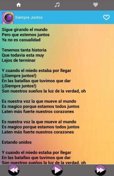 Musica Nuevo de Soy Luna 2 + Letras 2 تصوير الشاشة