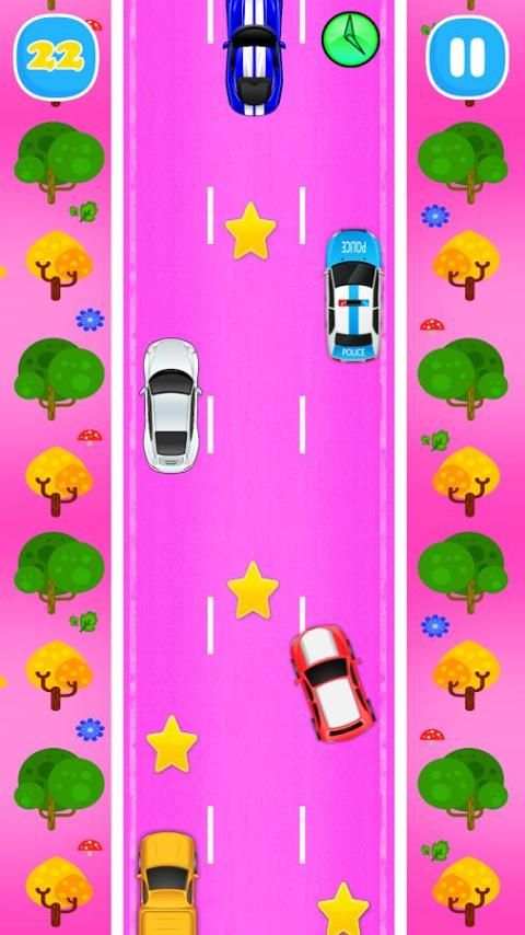 Girls Car Race - Fun Racing screenshot 3