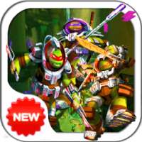The Ninja Turtles Heroes logo