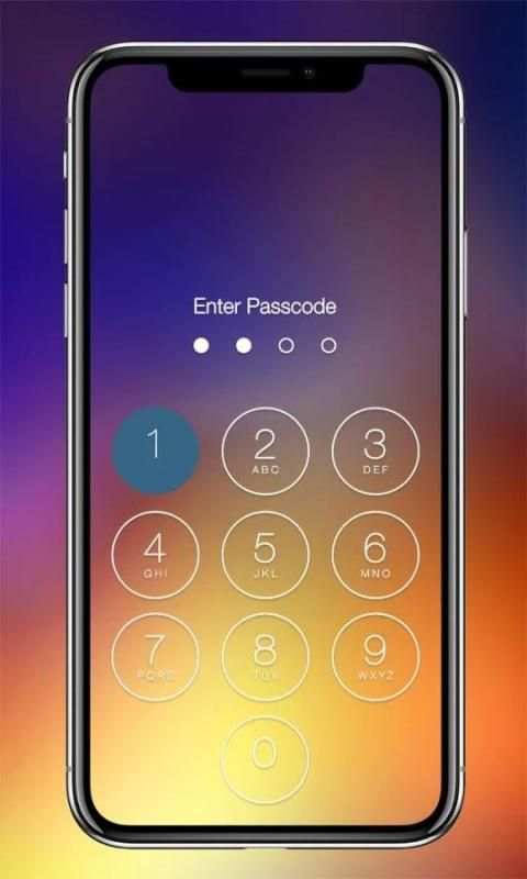 Phone X Lock Screen screenshot 2