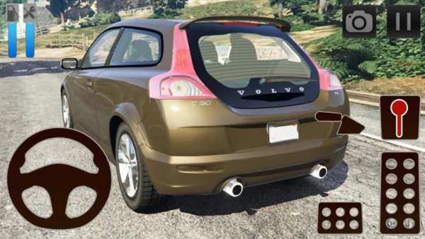 Car Driving Simulator Volvo скриншот 1
