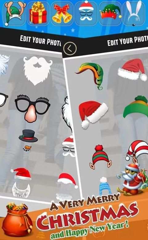 Christmas Camera Photo Sticker : Face Photo Editor screenshot 1