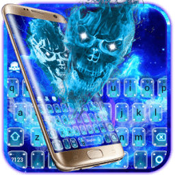 Hell Fire Skull Galaxy Magic Keyboard أيقونة