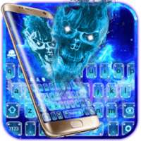 Hell Fire Skull Galaxy Magic Keyboard on 9Apps