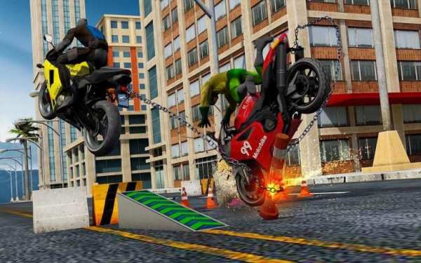 Chained Bike Racing: Extreme Moto Stunts 3D screenshot 10