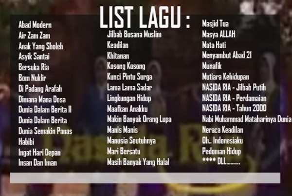 Qasidah Nasida Ria Mp3 screenshot 3