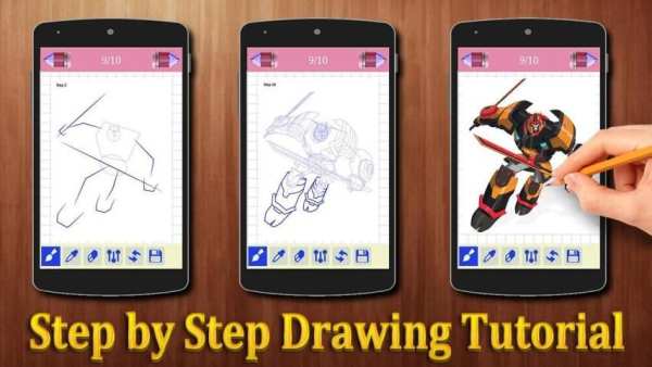 How to Draw Robot Transformers 3 تصوير الشاشة