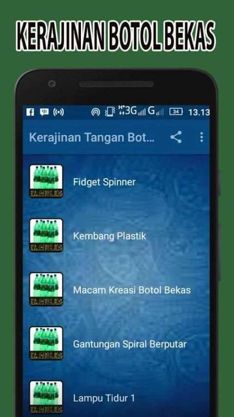 Kreasi dari Botol Plastik screenshot 4