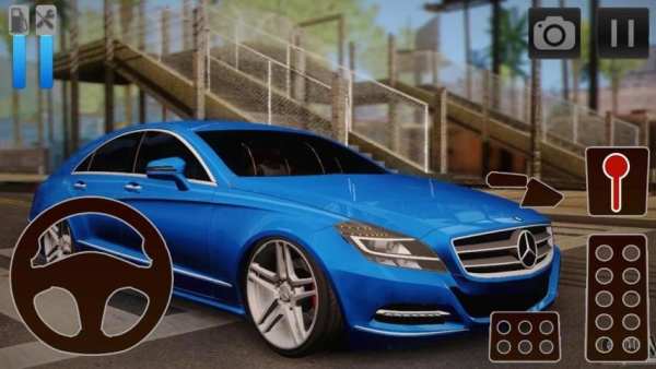 Car Driving Simulator Mercedes скриншот 2