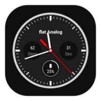 Flat Analog Watch Face: Sport on 9Apps