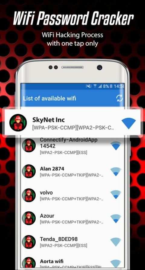 WiFi Password Cracker Simulator - Without Root скриншот 5
