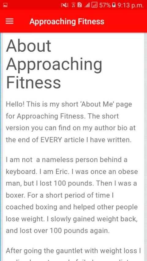 Approaching Fitness screenshot 2