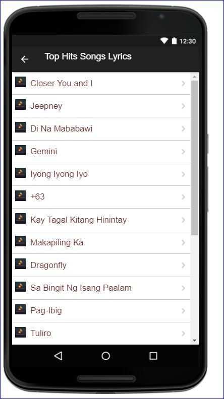 Sponge Cola Music Lyrics screenshot 3