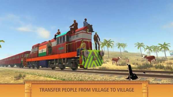 Local Indian Train Driving Sim स्क्रीनशॉट 3