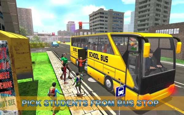 Modern City School Coach Bus Driving Simulator 17 screenshot 10