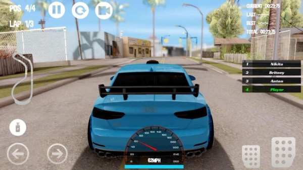 Car Racing Audi Game скриншот 2