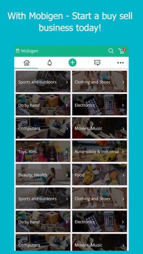 Mobigen - mCommerce mobile shopping cart solution скриншот 5