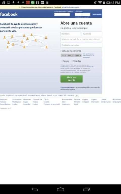 Browser for Facebuk screenshot 1