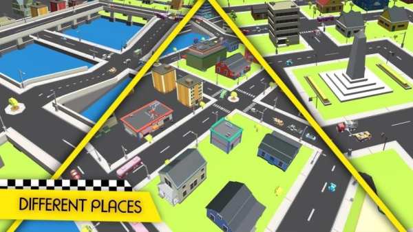 Real Car Taxi Driver : Traffic Simulator 2017 3D screenshot 6