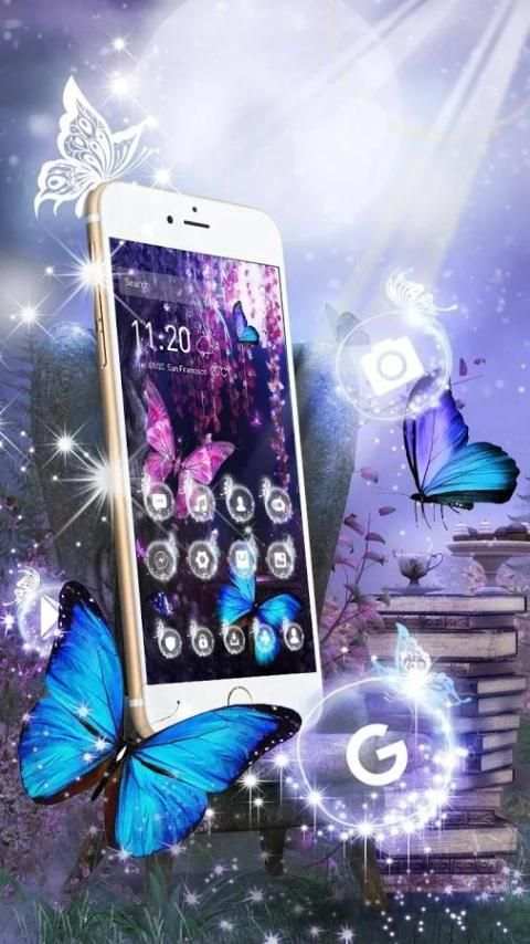 Colorful Butterfly Luxury Nuture Theme screenshot 1
