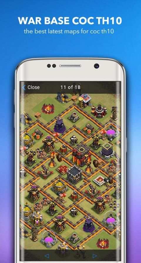 new base coc maps th10 screenshot 2
