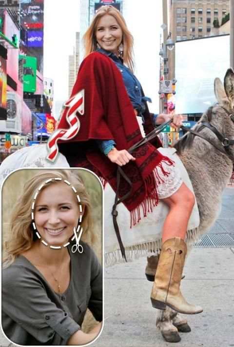 Girls Funny Cut Paste Photo Editor: Best App screenshot 2
