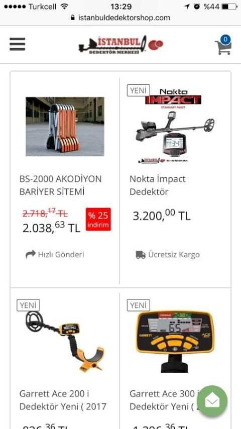 İstanbul Dedektör Shop screenshot 2