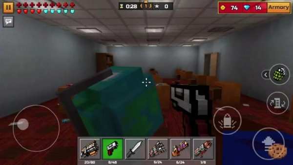 Play Pixel Gun 3D (Pocket Edition) All Tricks screenshot 2
