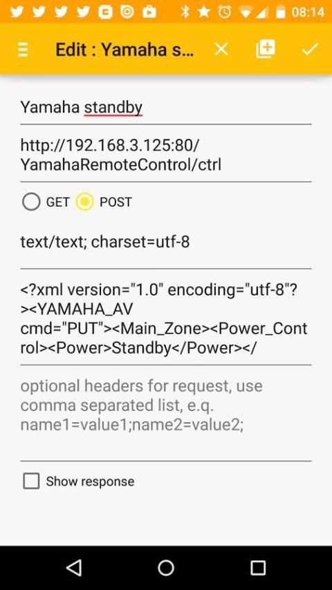 HTTP Remote for Wear скриншот 1