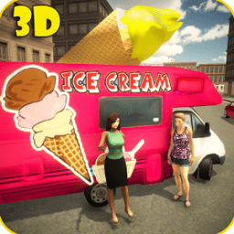 Ice Cream Truck - Lava Drive Simulator icon