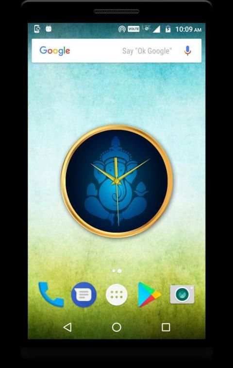 Ganesh Clock Live Wallpaper स्क्रीनशॉट 4